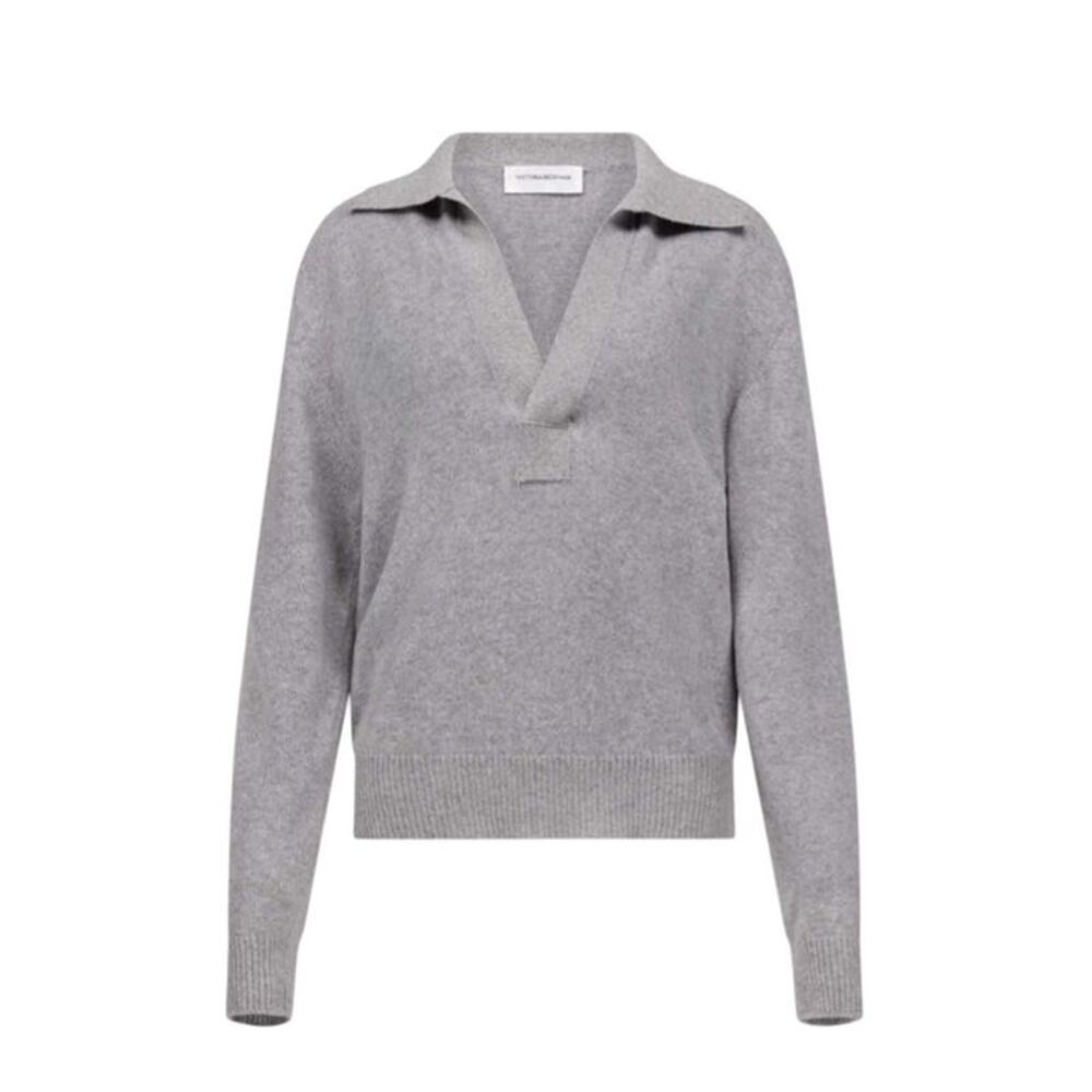 Victoria Beckham Women Genevieve Sweater In Medium Grey Melange